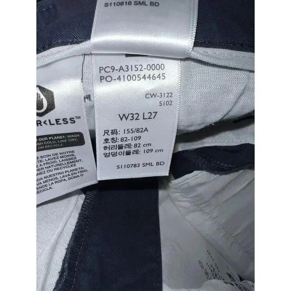 NEW Dockers Signature Khaki Pants Comfort Waistband 594070009 Navy Blue - Picture 5 of 5